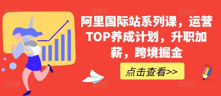 阿里国际站系列课，运营TOP养成计划，升职加薪，跨境掘金-归鹤副业商城