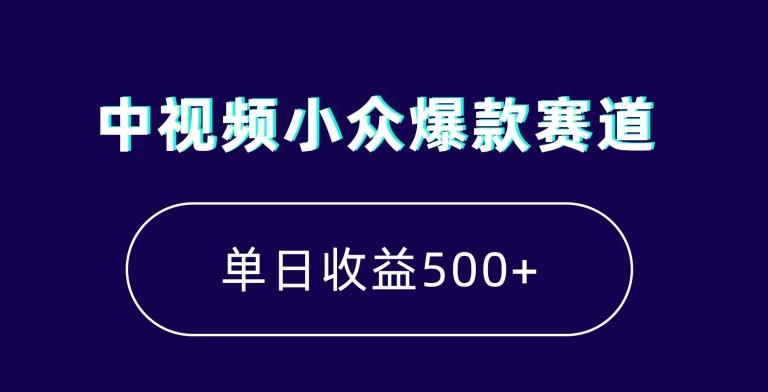 中视频小众爆款赛道，7天涨粉5万+，小白也能无脑操作，轻松月入上万【揭秘】-归鹤副业商城