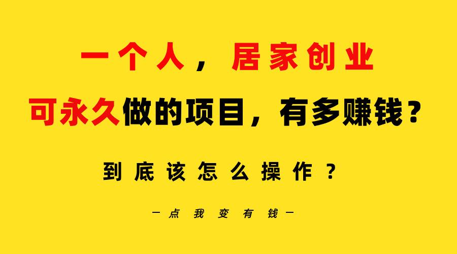 一个人，居家创业：B站每天10分钟，单账号日引创业粉100+，月稳定变现5W…-归鹤副业商城