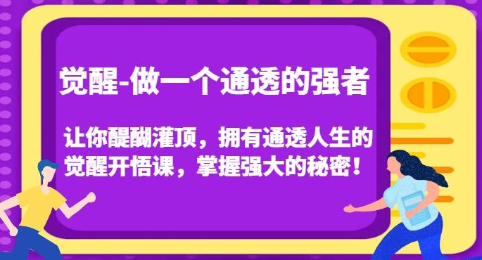 觉醒-做一个通透的强者，让你醍醐灌顶，拥有通透人生的觉醒开悟课，掌握强大的秘密！-归鹤副业商城