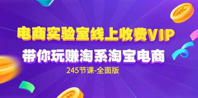 (9859期)电商-实验室 线上收费VIP，带你玩赚淘系淘宝电商(245节课-全面版)-归鹤副业商城