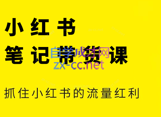 张宾·小红书笔记带货课(更新24年7月)-归鹤副业商城