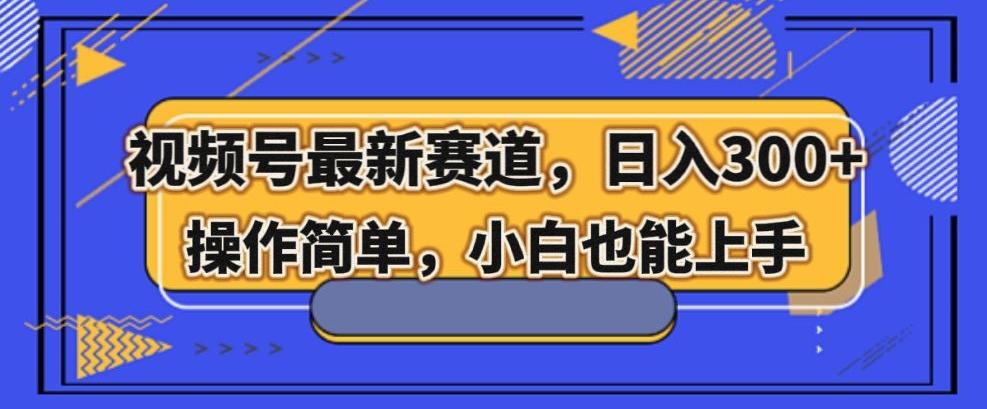 视频号最新赛道，日入300+，新手小白轻松掌握-归鹤副业商城