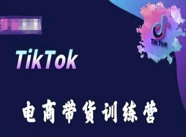 TikTok电商带货训练营，跟随时代潮流，跨境掘金-归鹤副业商城