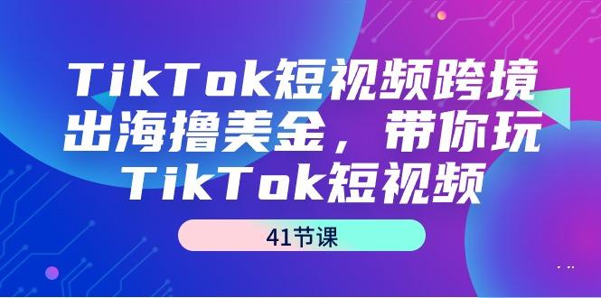 TikTok短视频跨境出海撸美金，带你玩TikTok短视频(41节课)-归鹤副业商城