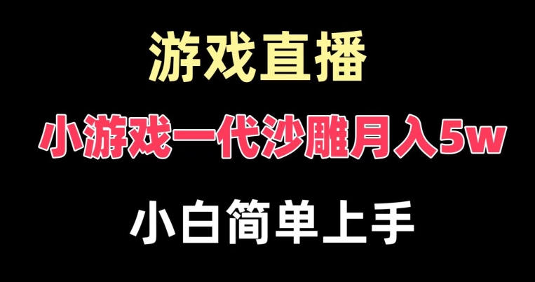 玩小游戏一代沙雕月入5w，爆裂变现，快速拿结果，高级保姆式教学【揭秘】-归鹤副业商城