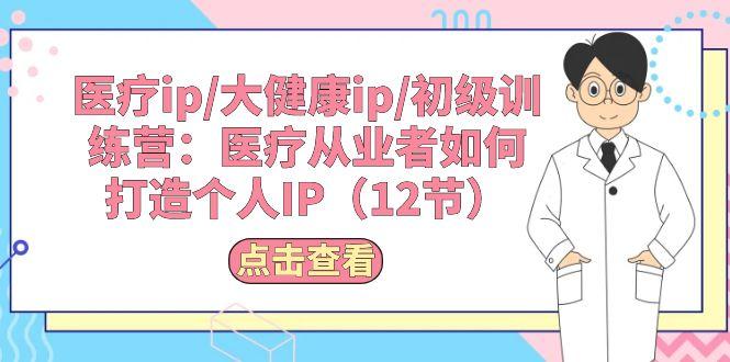 医疗ip/大健康ip/初级训练营：医疗从业者如何打造个人IP(12节-归鹤副业商城