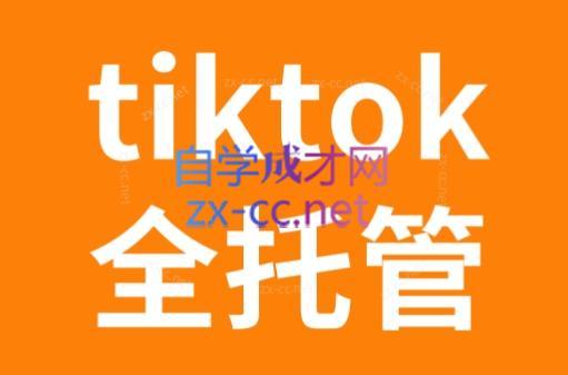 TikTok跨境电商全托管运营模式精品课-归鹤副业商城