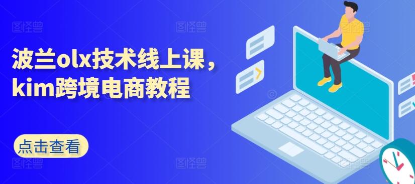 波兰olx技术线上课，kim跨境电商教程-归鹤副业商城