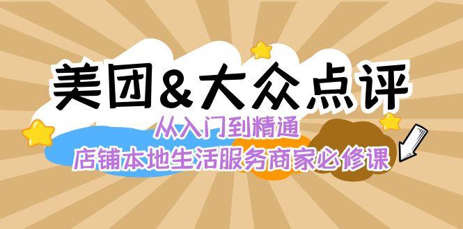 美团+大众点评 从入门到精通：店铺本地生活 流量提升 店铺运营 推广秘术 评价管理-归鹤副业商城