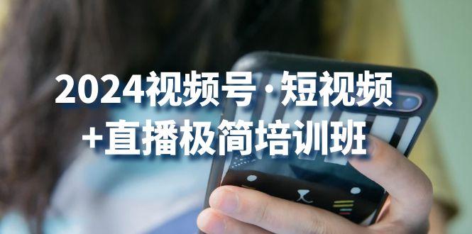 2024视频号·短视频+直播极简培训班：抓住视频号风口，流量红利-归鹤副业商城